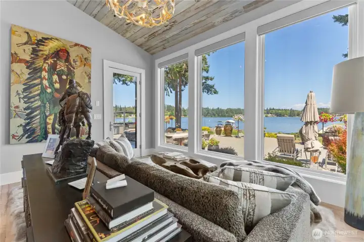 Primary bedroom sitting area suite