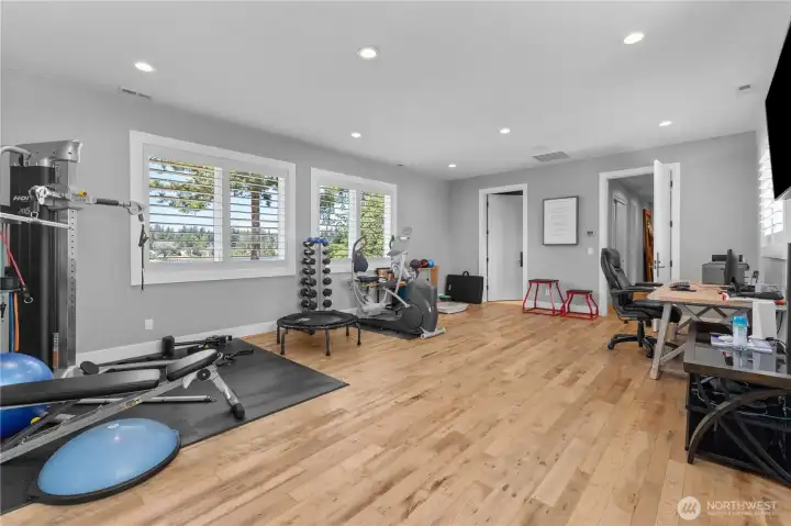 2nd level gym/office