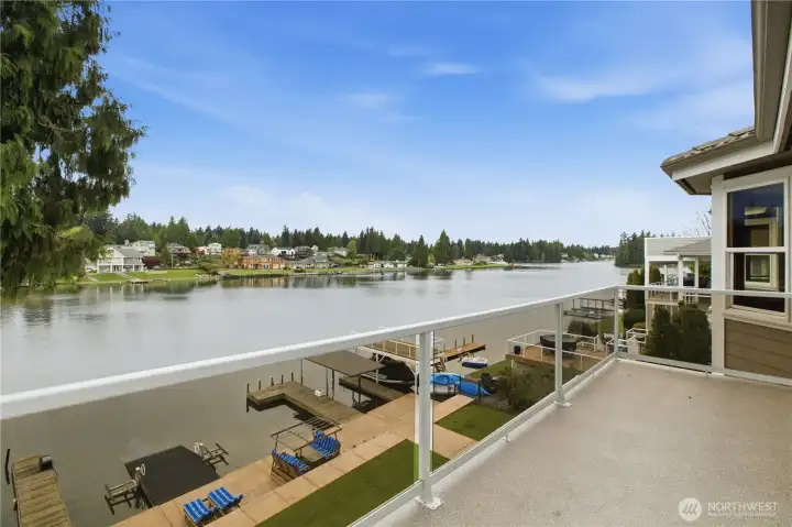 Balcony off primary suite