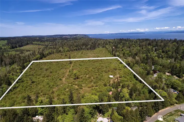 Overlay of rough property lines 40.5 Acres