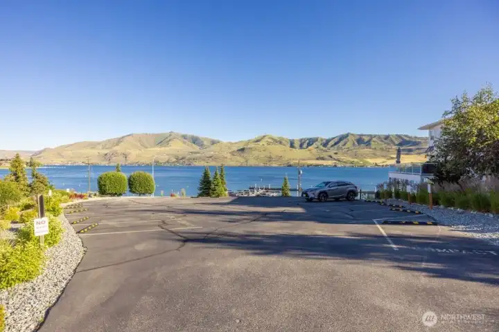 Marina waterfront and community waterfront dock parking lot Marina waterfront and community waterfront dock parking lot