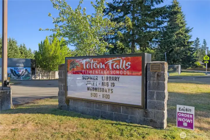 Walk to Totem Falls Elementary! Walk to Totem Falls Elementary!