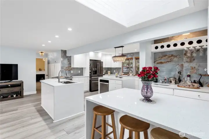 Completely remodeled Kitchen and Dining Room