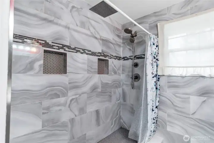 Completely remodeled bathroom