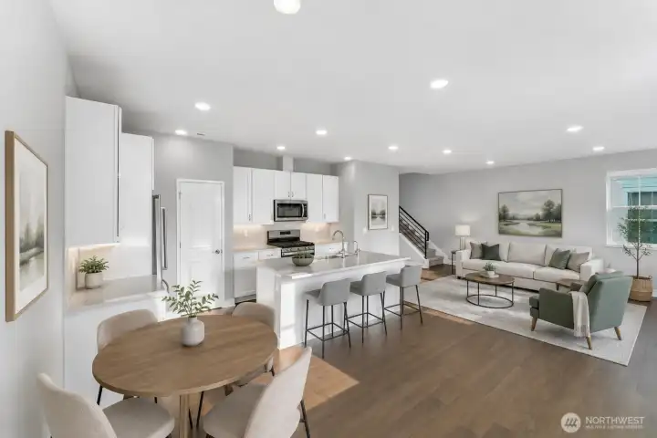 Virtual Kitchen Family Room