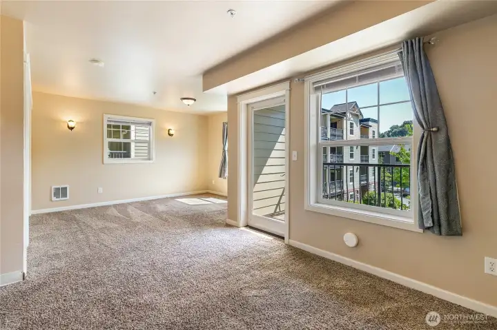 Corner unit provides extra natural light Corner unit provides extra natural light