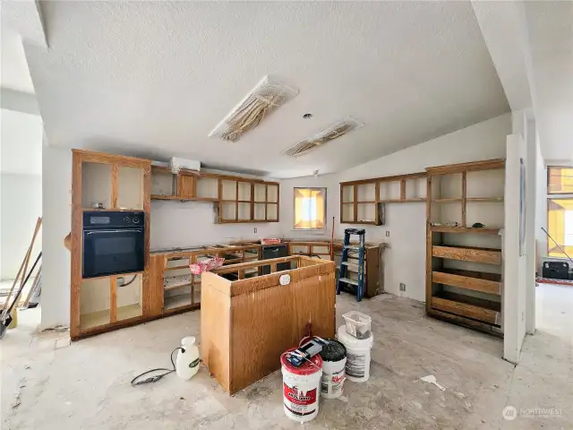 Huge kitchen