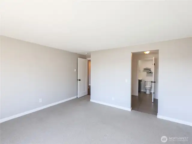 Double closets in Master Bdrm lead to GORGEOUS Master Bath