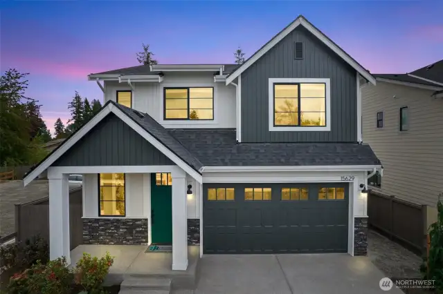 Elevation B-photos are of the model home and for example only.