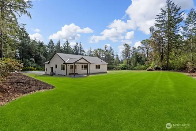 Virtually enhanced landscaping