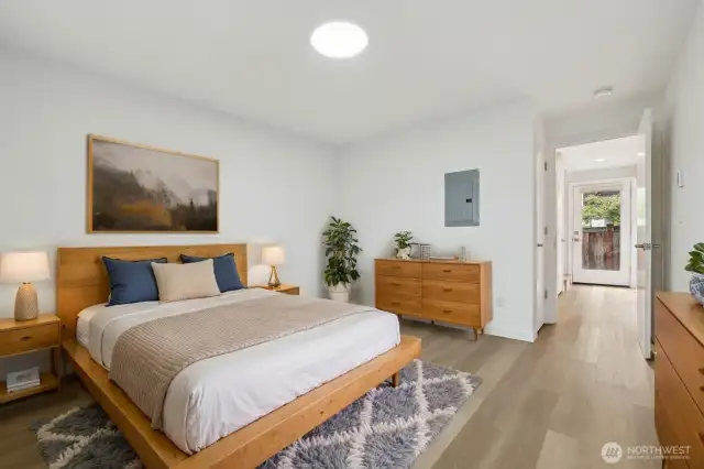 Lower level bedroom