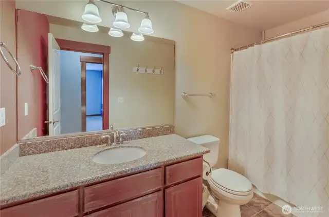 Full bathroom for other bedrooms to share