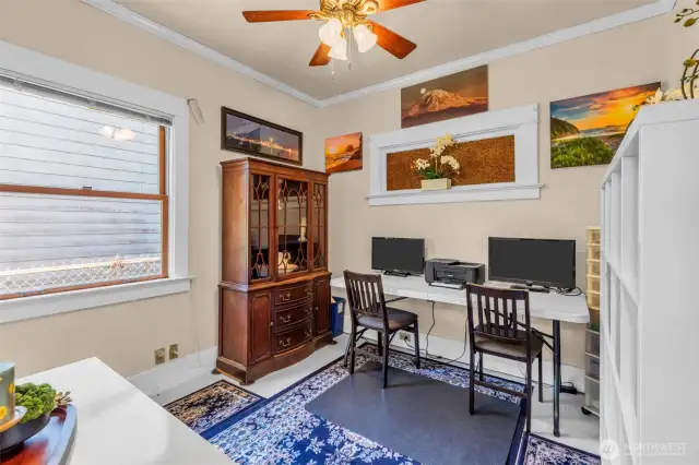 Bedroom upstairs currently being as office
