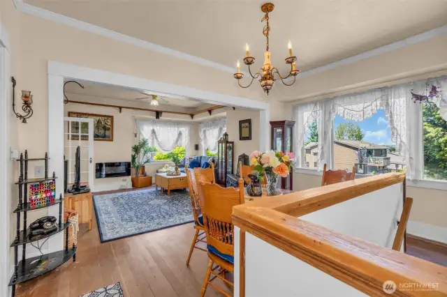 View of dining room, Living room