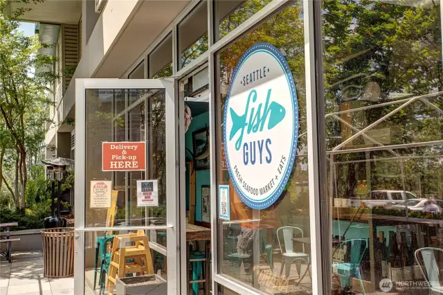 The Fish Guys is right next door in the adjacent building.