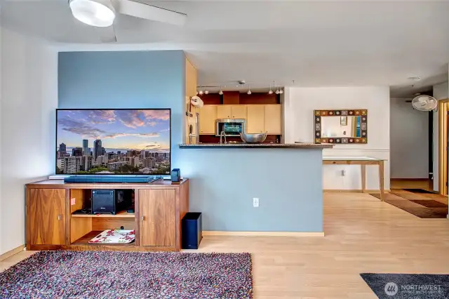 Nice and bright! lots of space for living and dining!