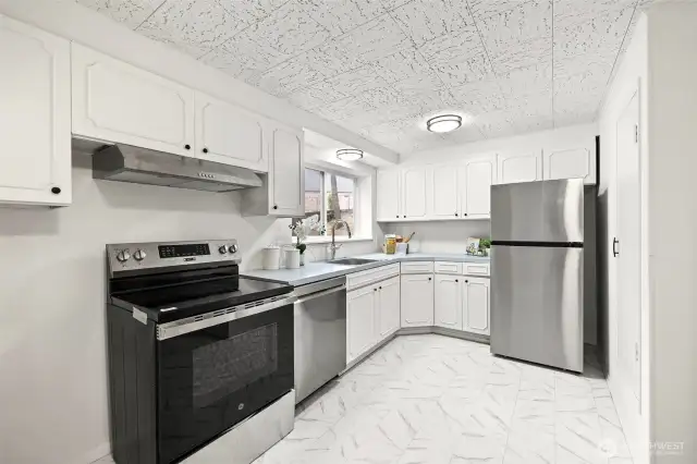 ADU kitchen, new appliances