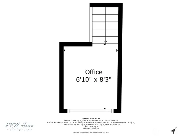 Office in main level
