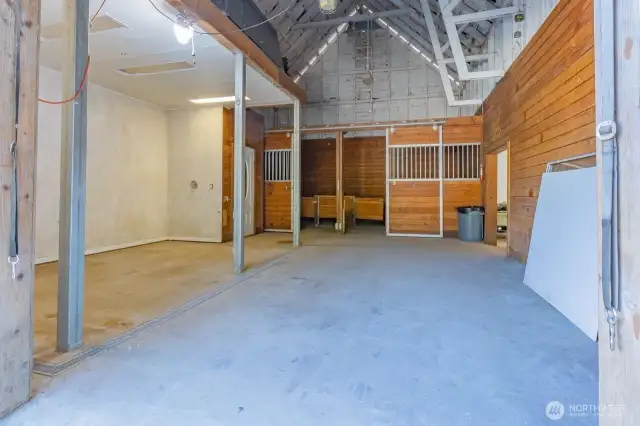 Wash Area inside Barn
