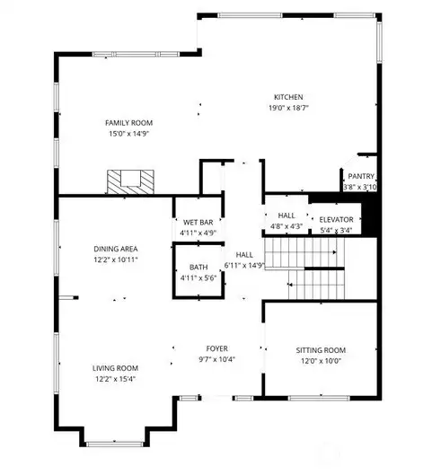 FLOOR PLAN OF ENTRY LEVEL #2