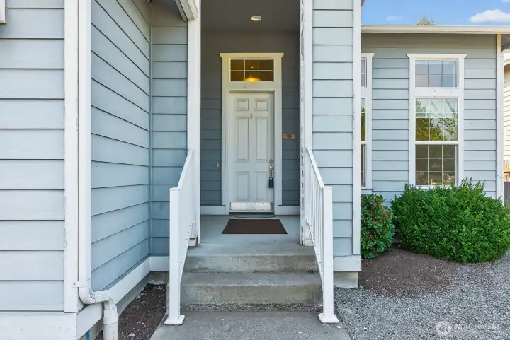 Covered front porch