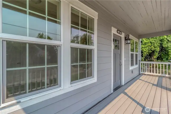 All new windows and doors throughout