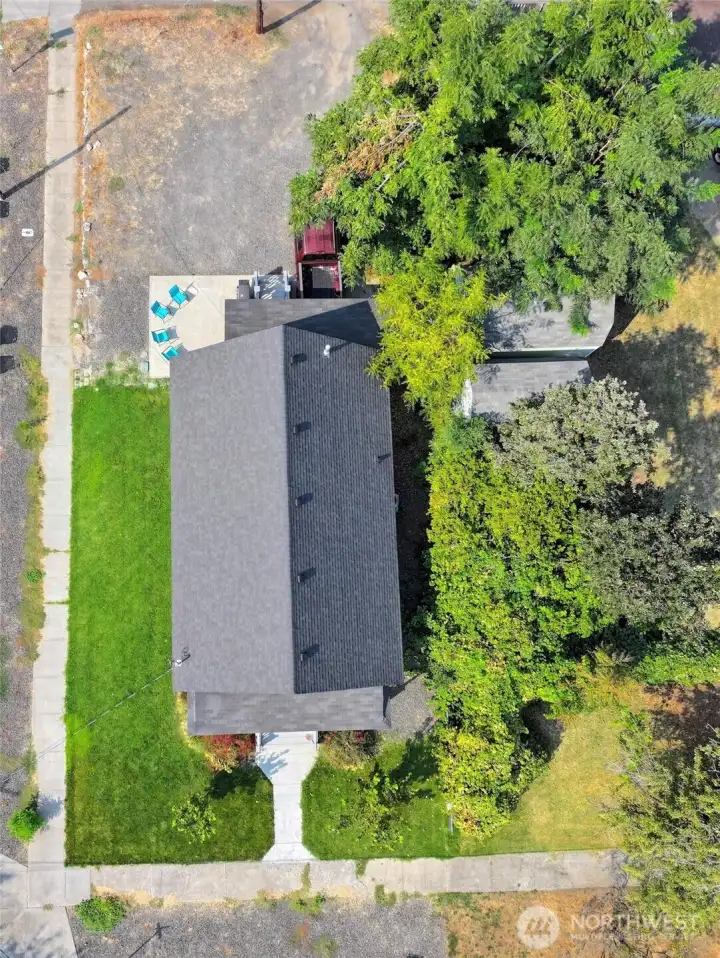 Large off street parking area