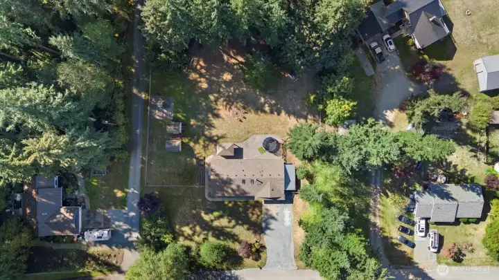 Aerial shot. New Roof in 2019.