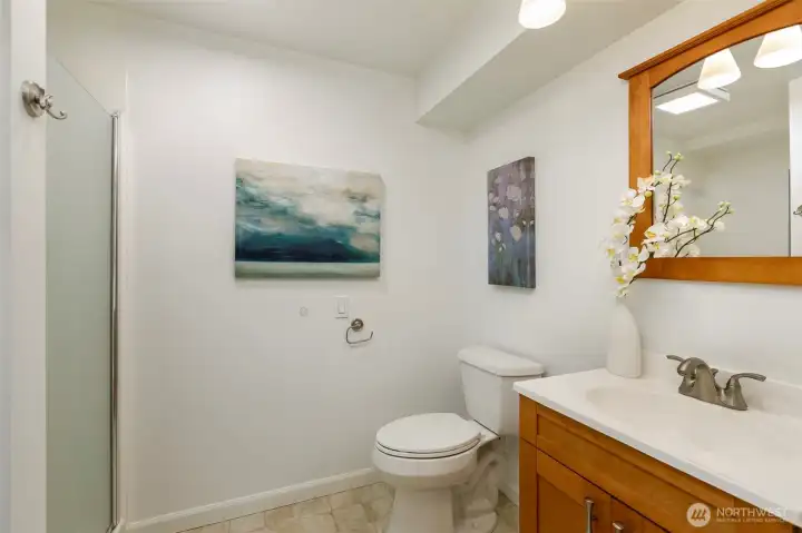 Lower Level Apartment Three-Quarter Bathroom