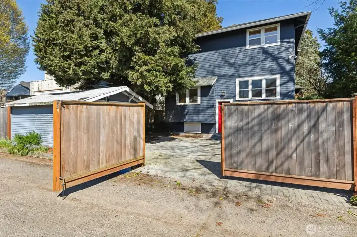 Two offstreet parking spots.