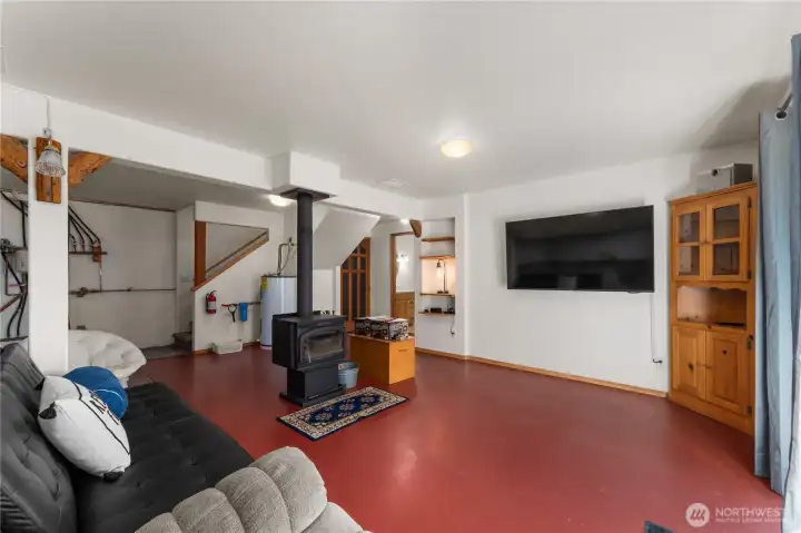 Basement family room