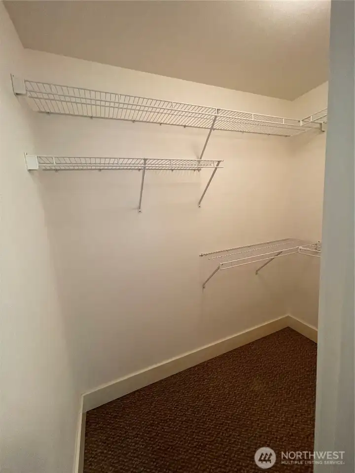 Each bedroom has same size closet~