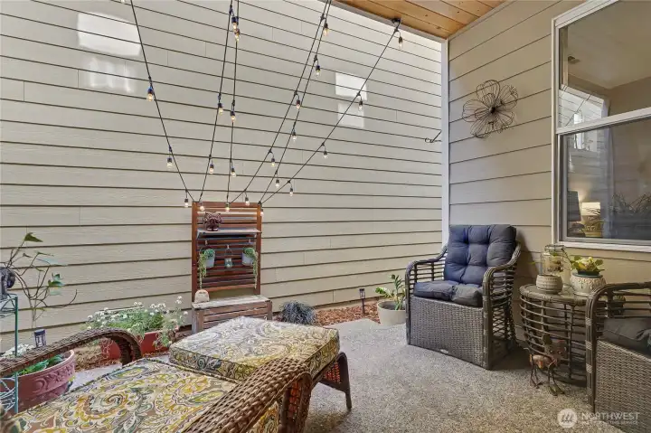 Patio area