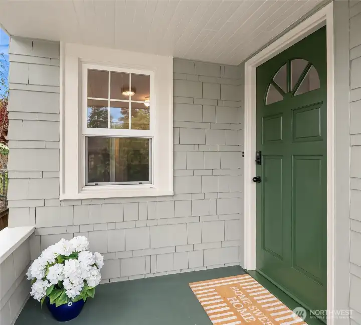 Darling front porch.