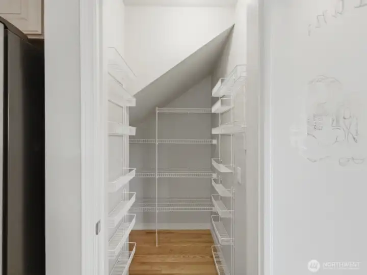 Large walk-in pantry