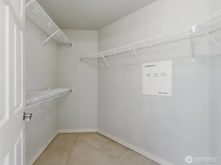 Huge walk in closet