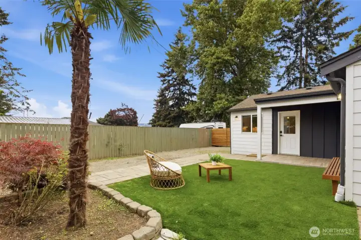 Great space for outdoor entertaining.