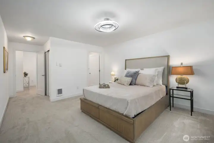 Primary with .75 bath en suite Primary with .75 bath en suite