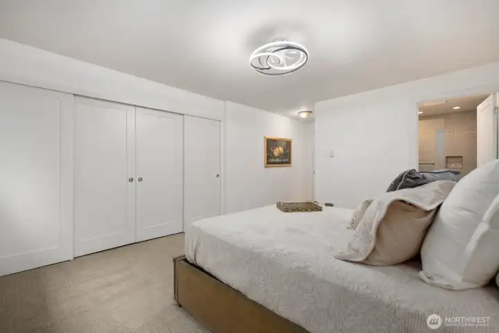 Double closets with custom built ins Double closets with custom built ins