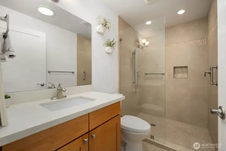 Primary bathroom Primary bathroom