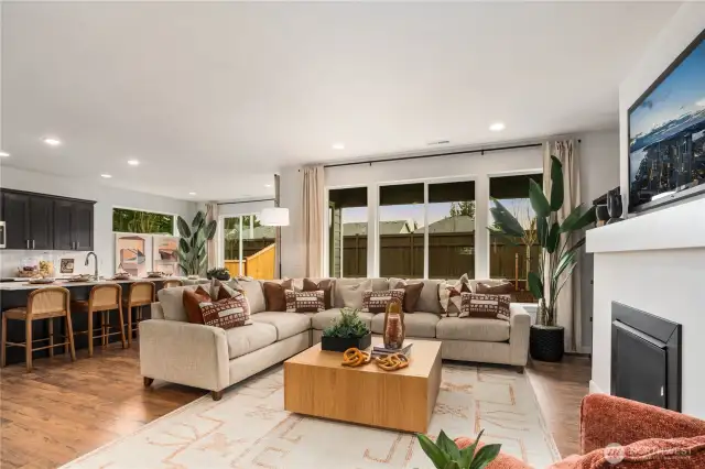 This is a general representation of floor plan and may vary from actual home constructed. Features in photos, upgrades, elevation, materials, dimensions and layout all subject to change. Photos are not of actual available home.