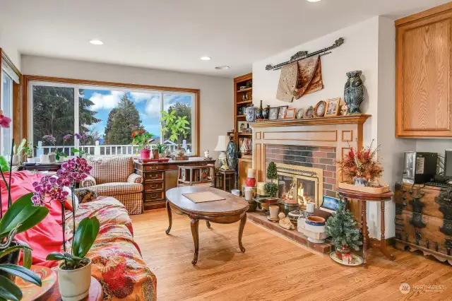 Family Room off the Kitchen