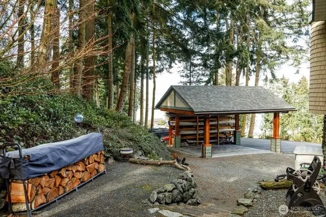 Another view of the carport