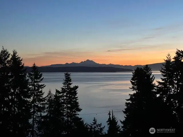 Mt. Baker at twilight.