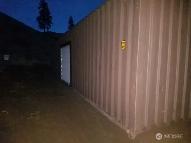 Conex storage.