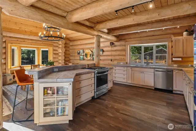 Open concept making entertaining easy!
