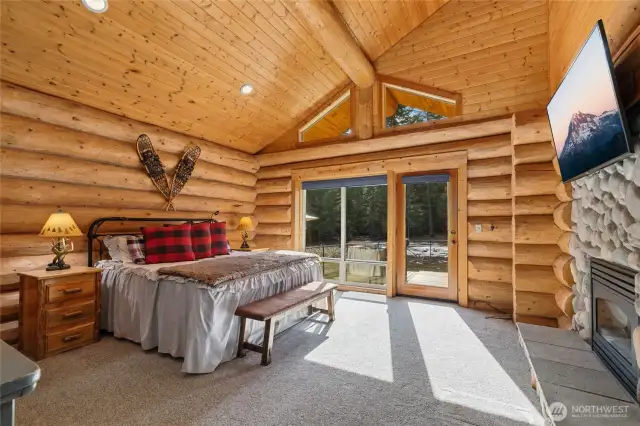 Primary bedroom with amazing natural light and en-suite.