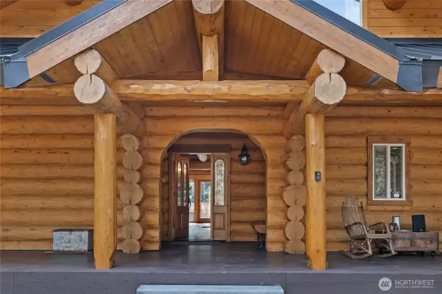 Welcome home! Covered main entry.