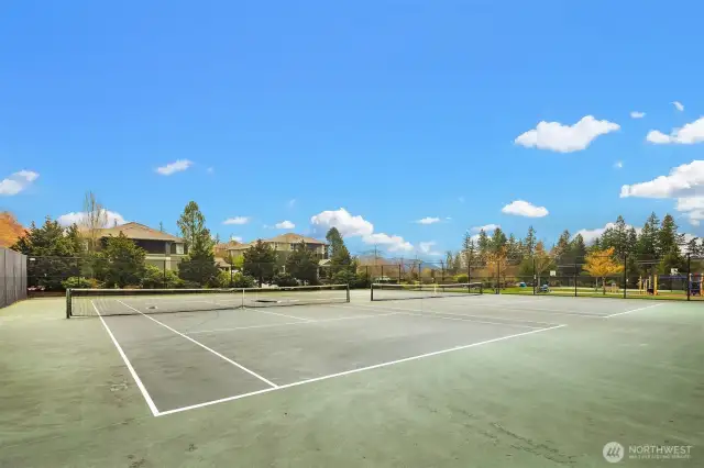 Tennis courts at The Outlook