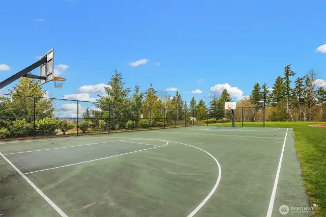 Ball courts at The Outlook